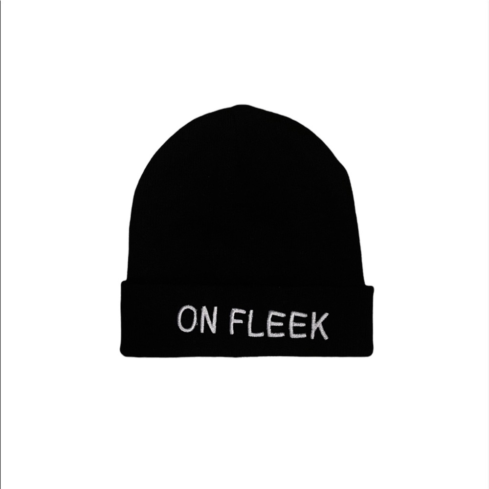 Forever 21- Black "On Fleek" Beenie.